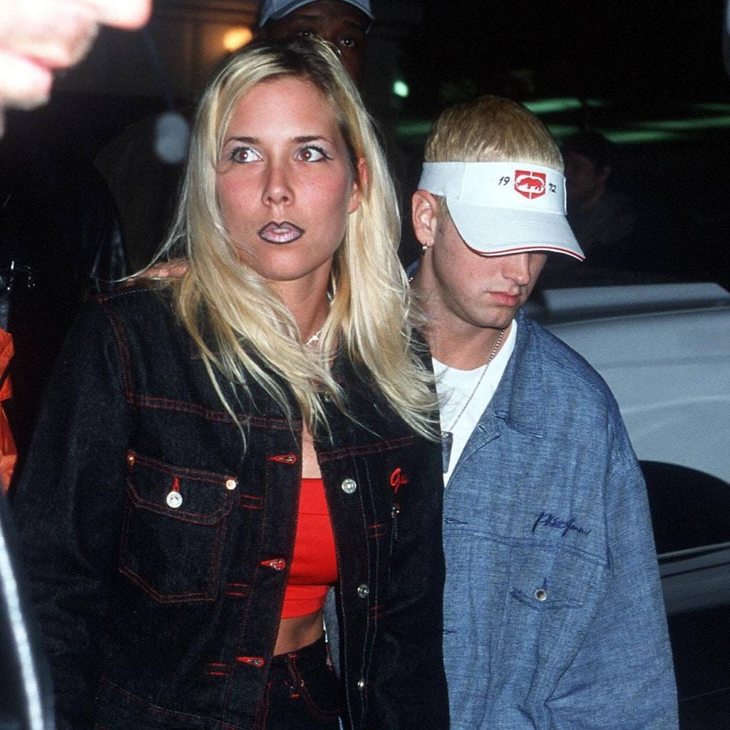 Eminem mit Kim Scott bei der Release-Party zu "The Marshall Mathers LP" im One 51 Club, New York, am 22. Mai 2000