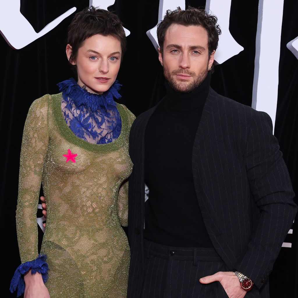 Emma Corrin und Aaron Taylor-Johnson, Darsteller von "Nosferatu"