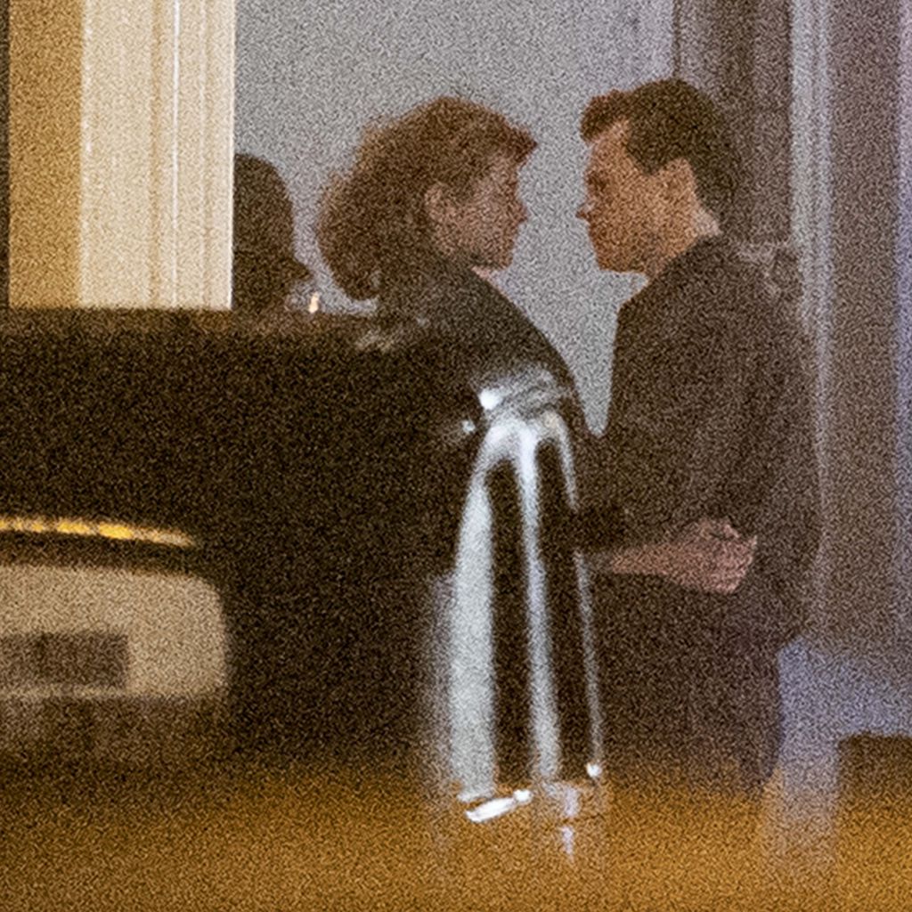 Emma Corrin und Harry Styles beim Filmdreh für "My Policeman"
