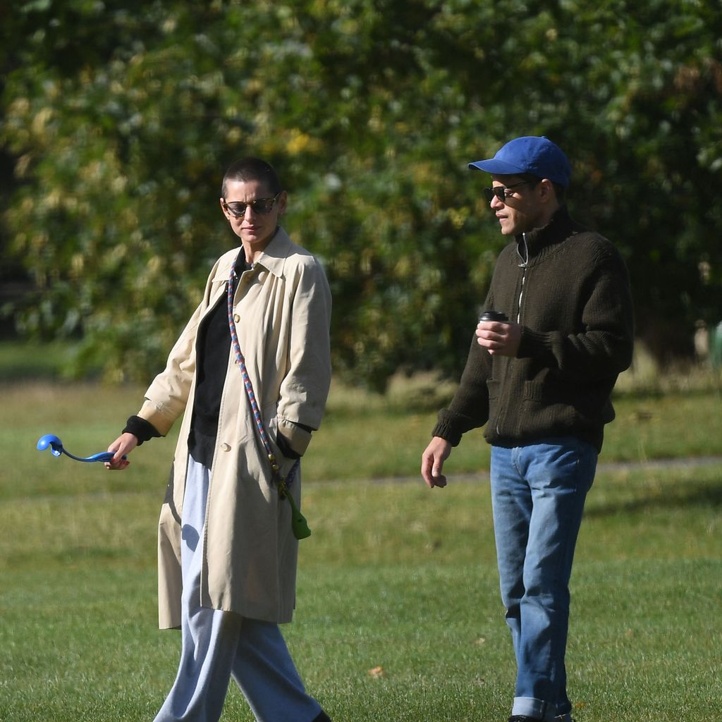 Emma Corrin und Rami Malek im September 2023