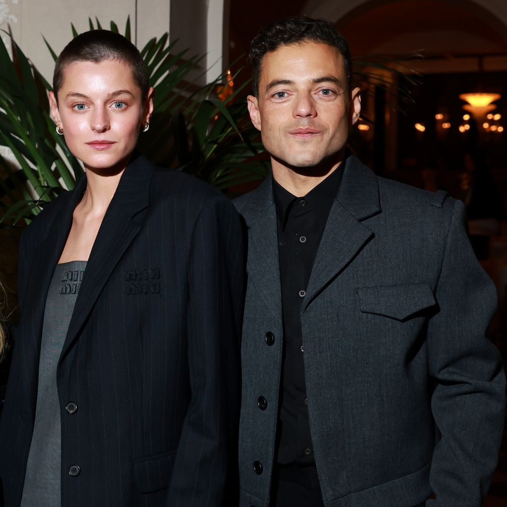 Emma Corrin und Rami Malek