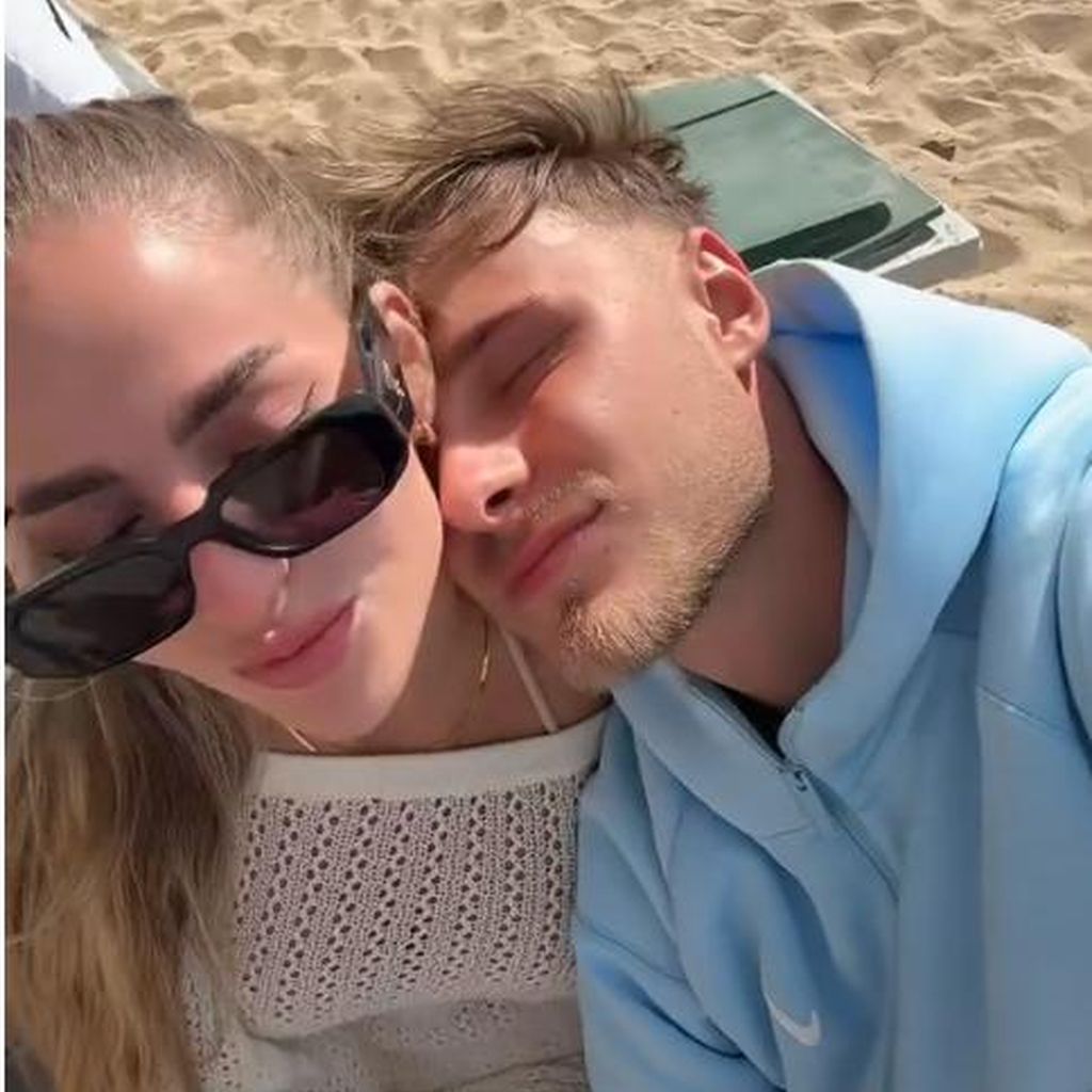 Emma Fernlund und Julius Tkatschenko auf Mallorca, April 2025