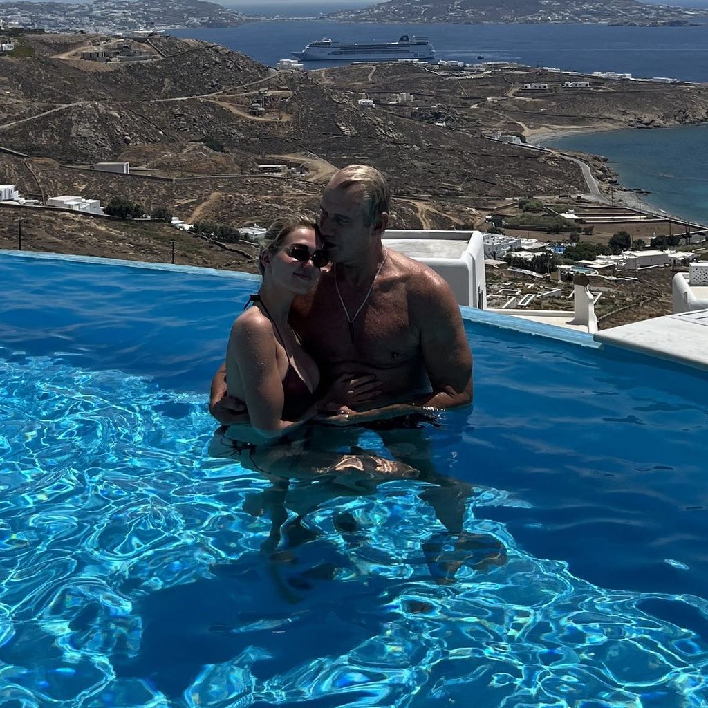 Emma Krokdal und Dolph Lundgren im Juli 2023