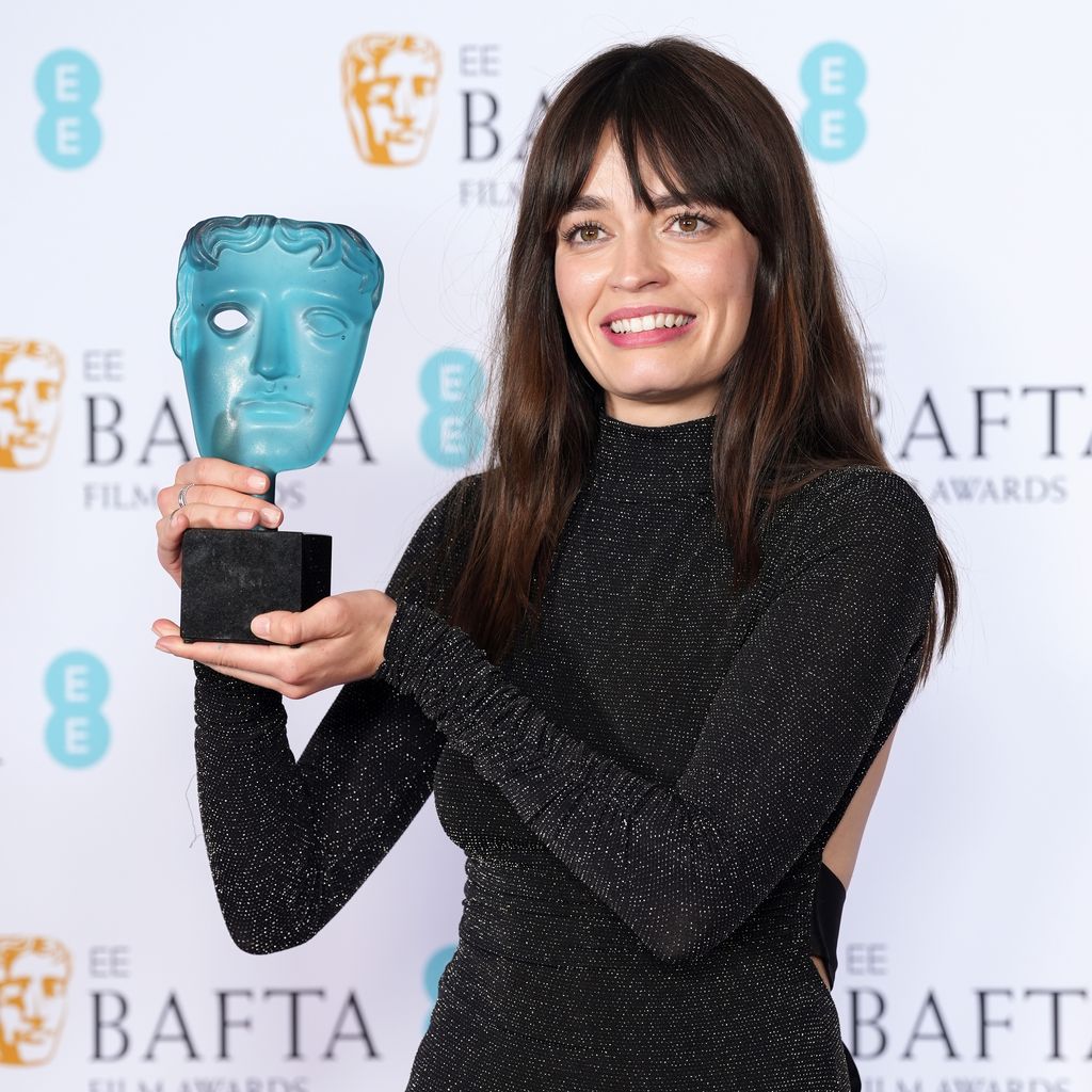Emma Mackey mit dem BAFTA Rising Star Award, 2023