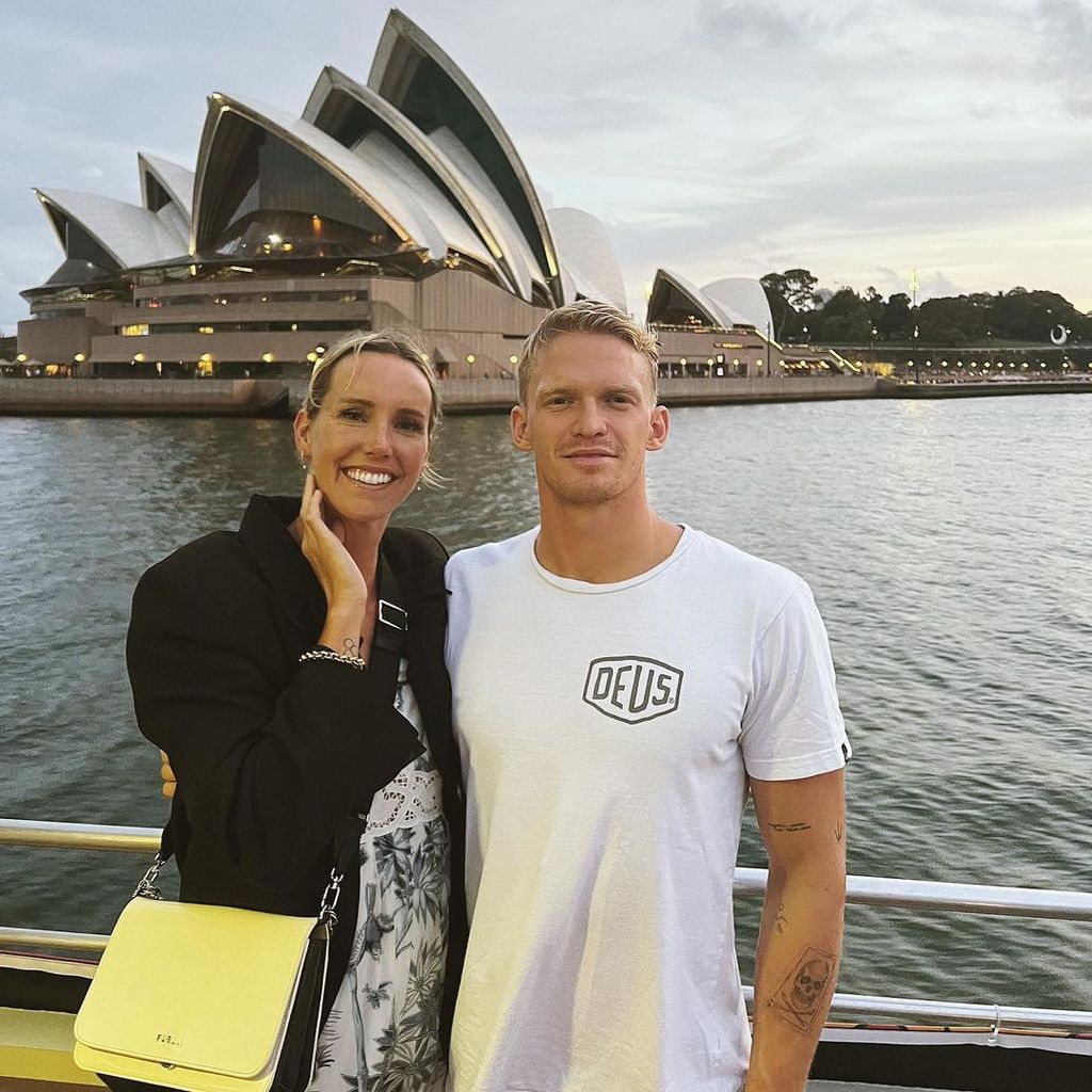Emma McKeon und Cody Simpson, Januar 2023 in Sydney