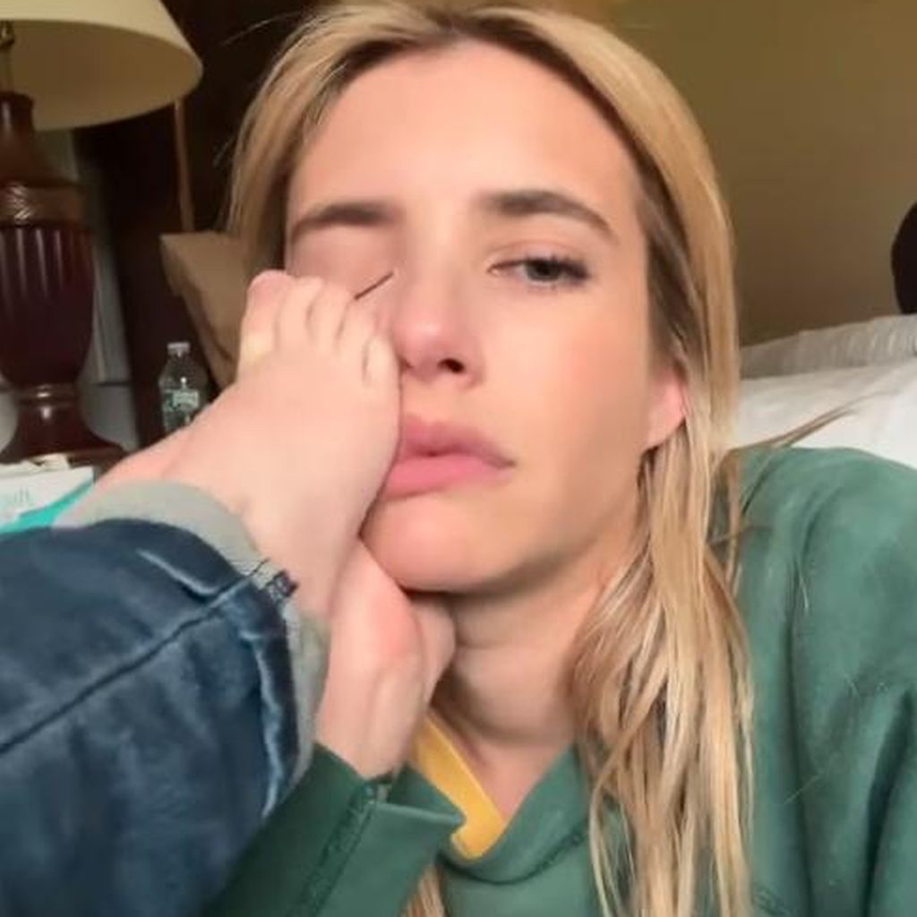 Emma Roberts mit ihrem Sohn Rhodes