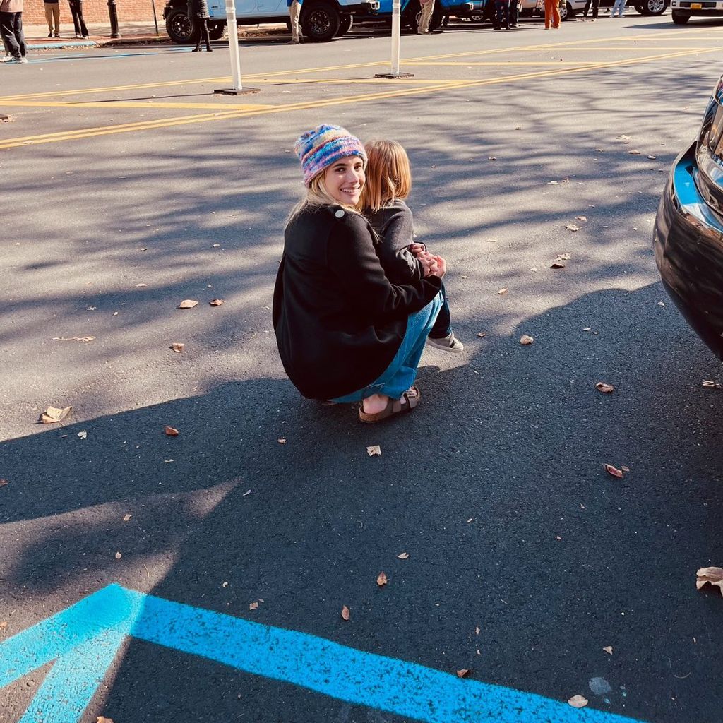 Emma Roberts mit ihrem Sohn Rhodes