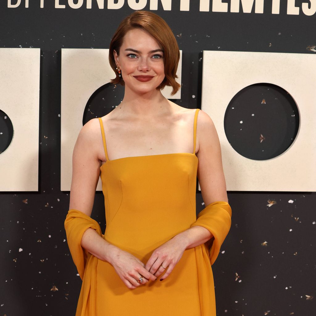 Emma Stone bei der Bugonia-Premiere beim BFI London Film Festival in der Royal Festival Hall