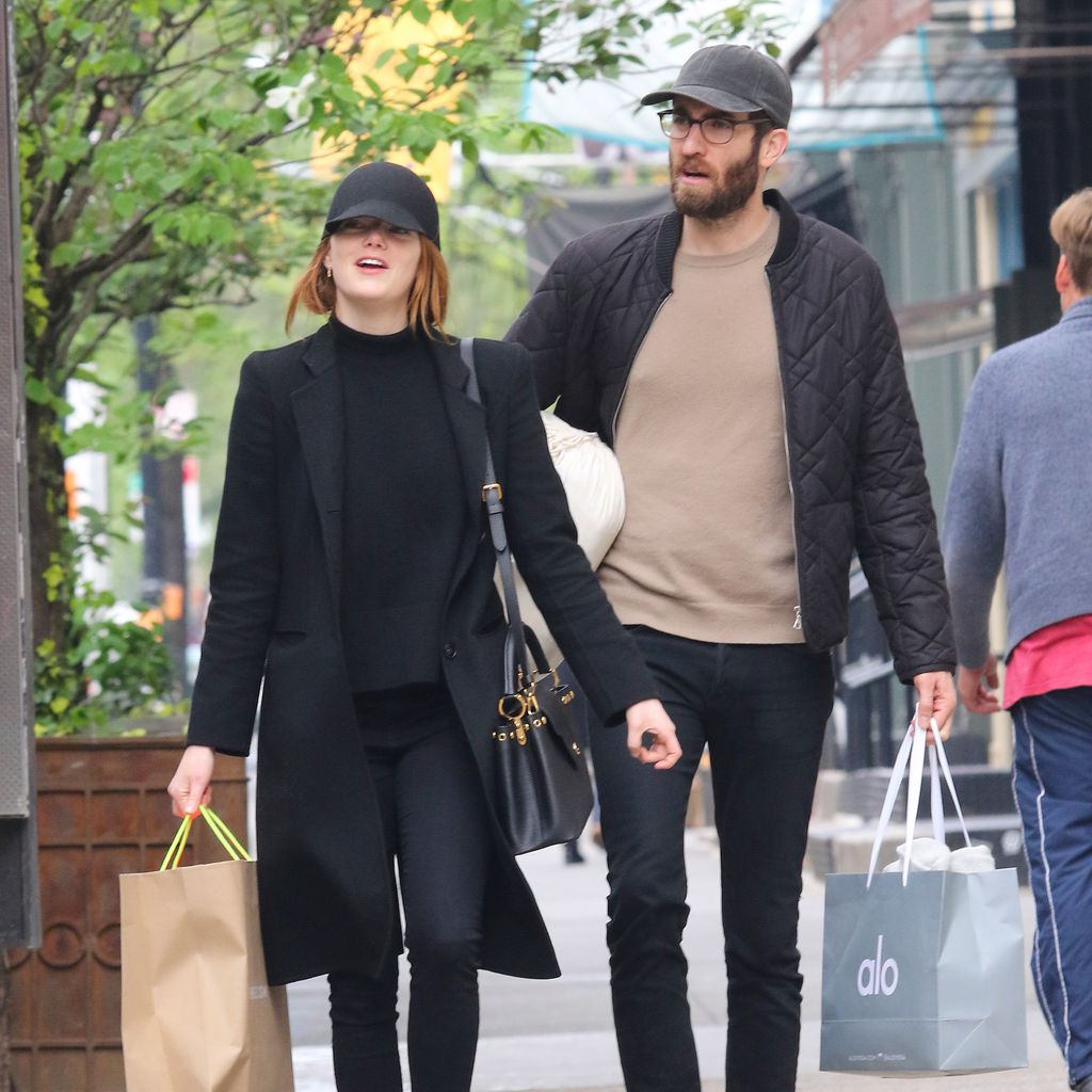 Emma Stone und Dave McCary im April 2019