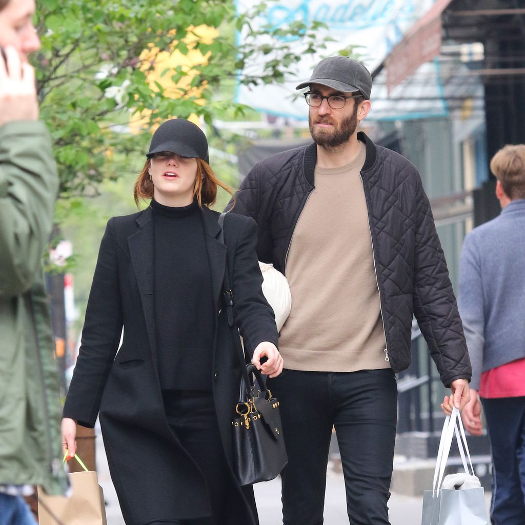 Emma Stone und Dave McCary im April 2019