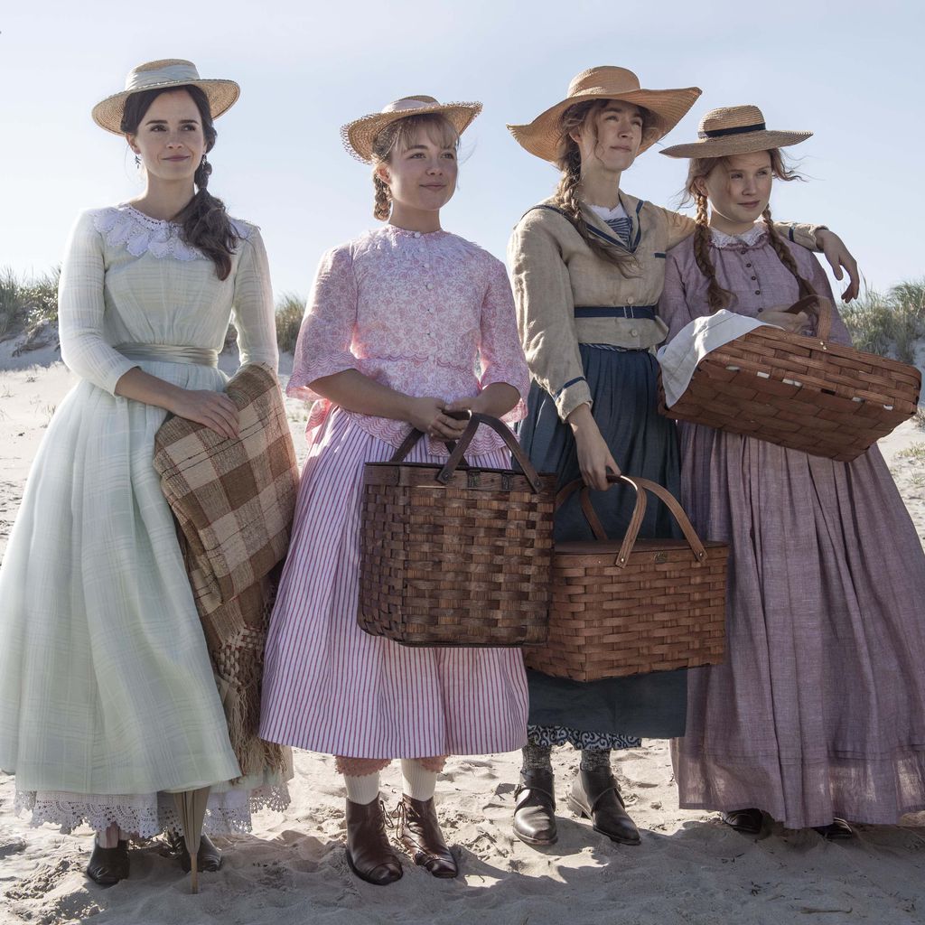 Emma Watson, Florence Pugh, Saoirse Ronan und Eliza Scanlen im Film "Little Women"