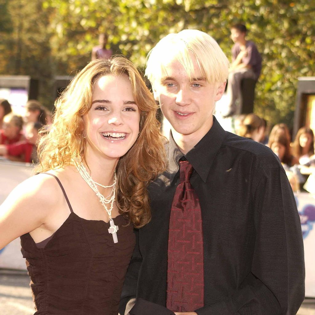 Emma Watson und Tom Felton im Jahr 2003