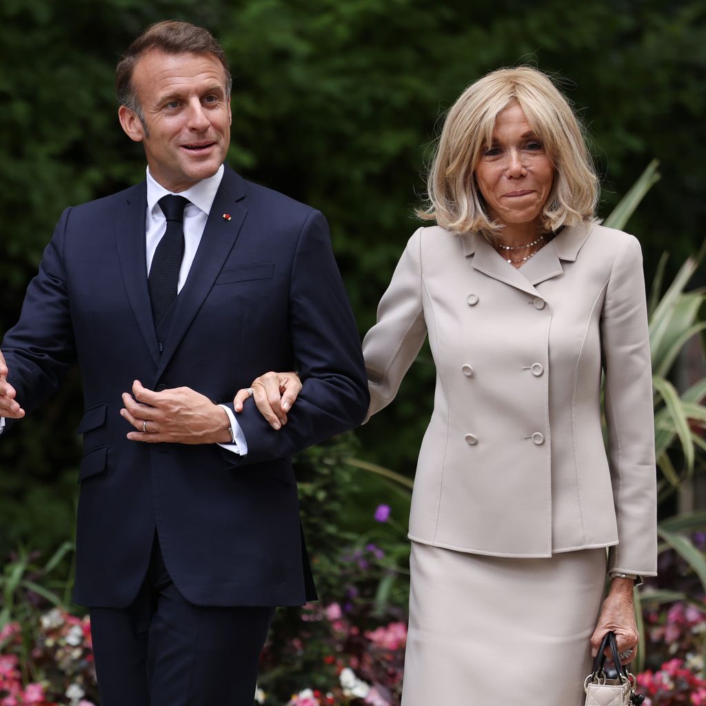 Frankreichs Präsident Emmanuel Macron und Ehefrau Brigitte im Juli 2025 in London