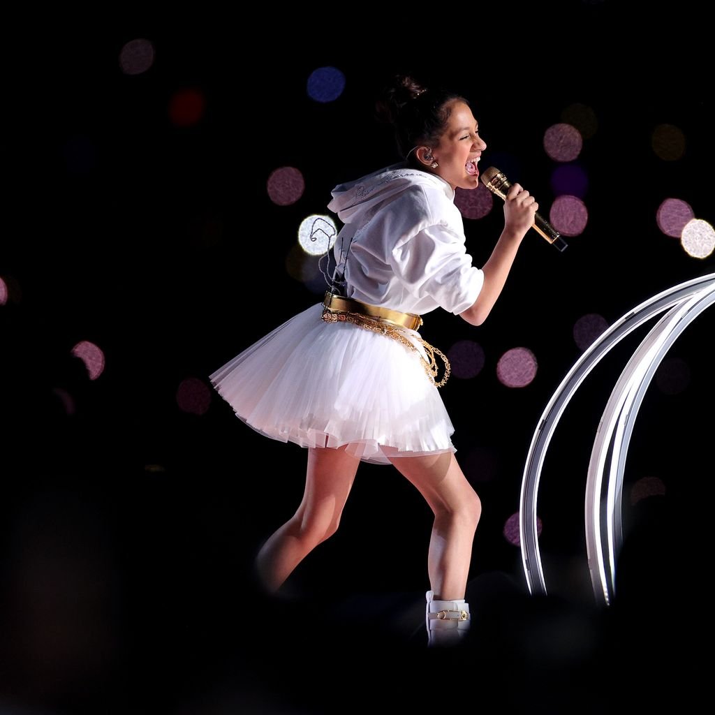 Emme Maribel Muñiz beim Super Bowl 2020