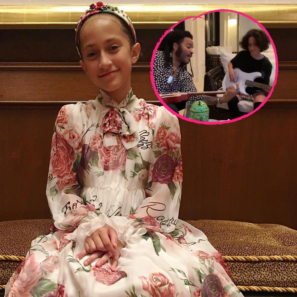 Emme Maribel Muñiz und Lenny Kravitz