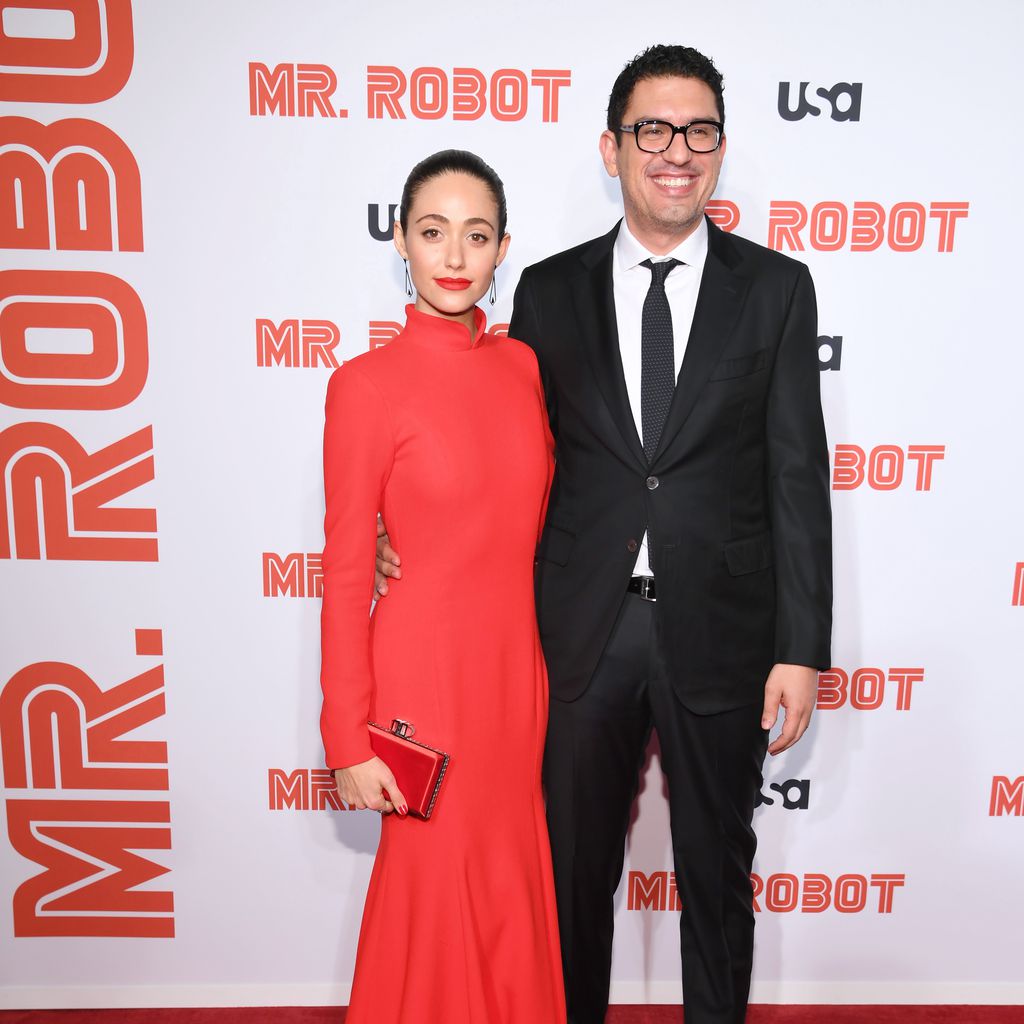 Emmy Rossum und ihr Mann Sam Esmail im Oktober 2019 in New York City