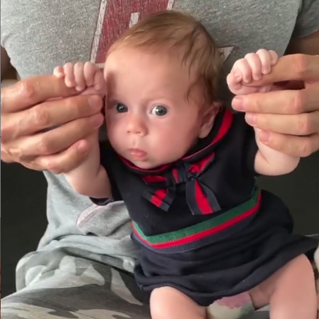 Enrique Iglesias mit seiner Tochter Mary, April 2020