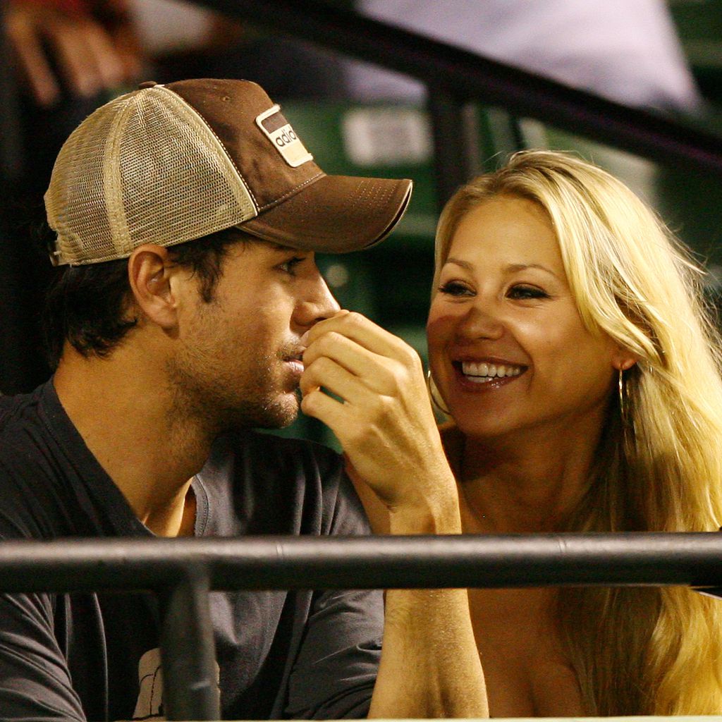Enrique Iglesias und Anna Kournikova bei den Sony Ericsson Open in Florida
