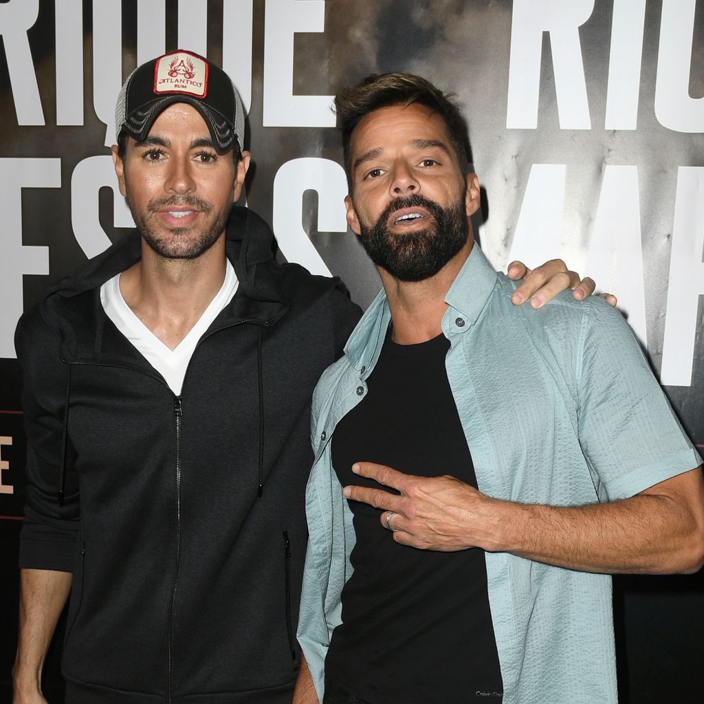 Enrique Iglesias und Ricky Martin im März 2020 in Kalifornien