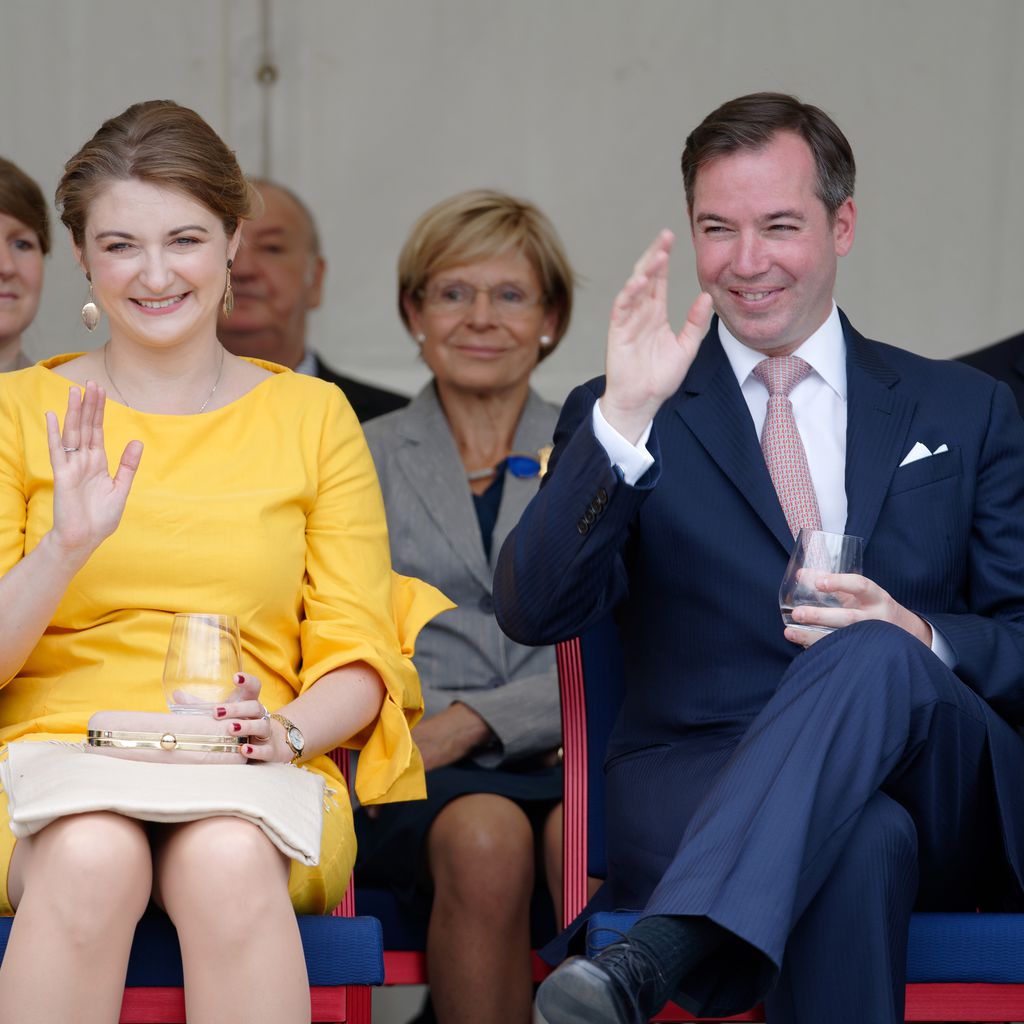 Erbgroßherzogin Stéphanie und Erbgroßherzog Guillaume von Luxemburg