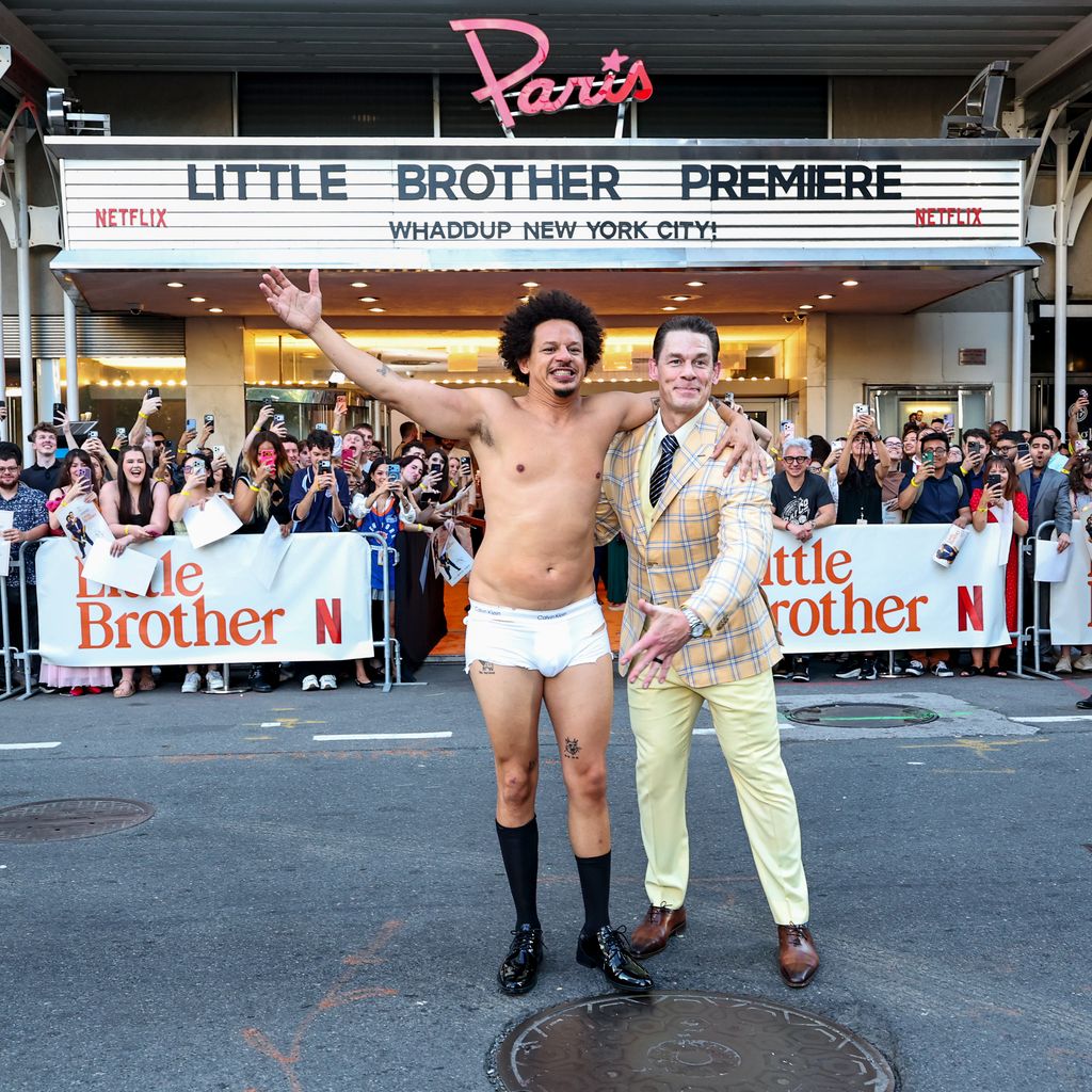 Eric André und John Cena bei der Premiere von "Little Brother" in New York City