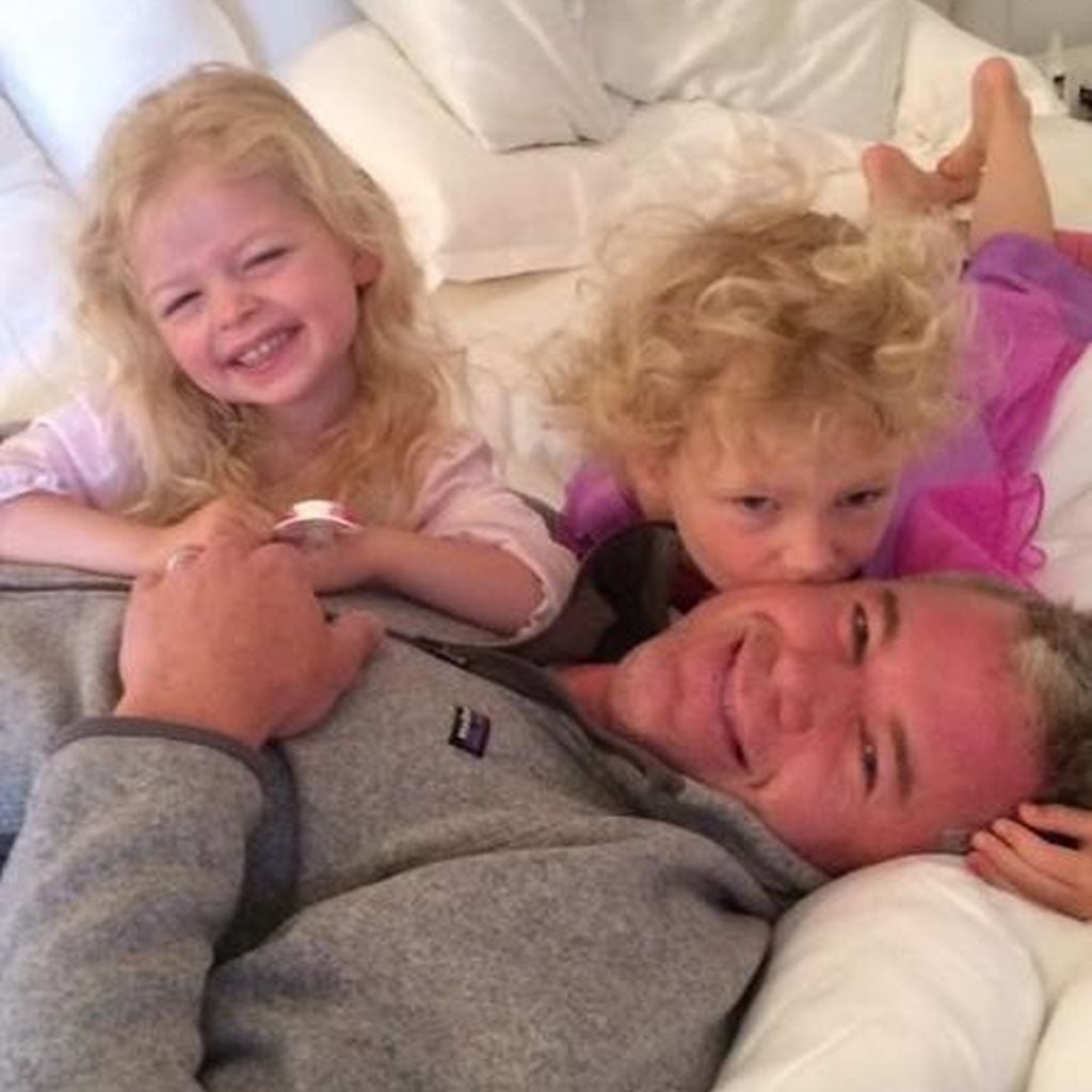 Eric Dane mit seinen Töchtern Billie und Georgia