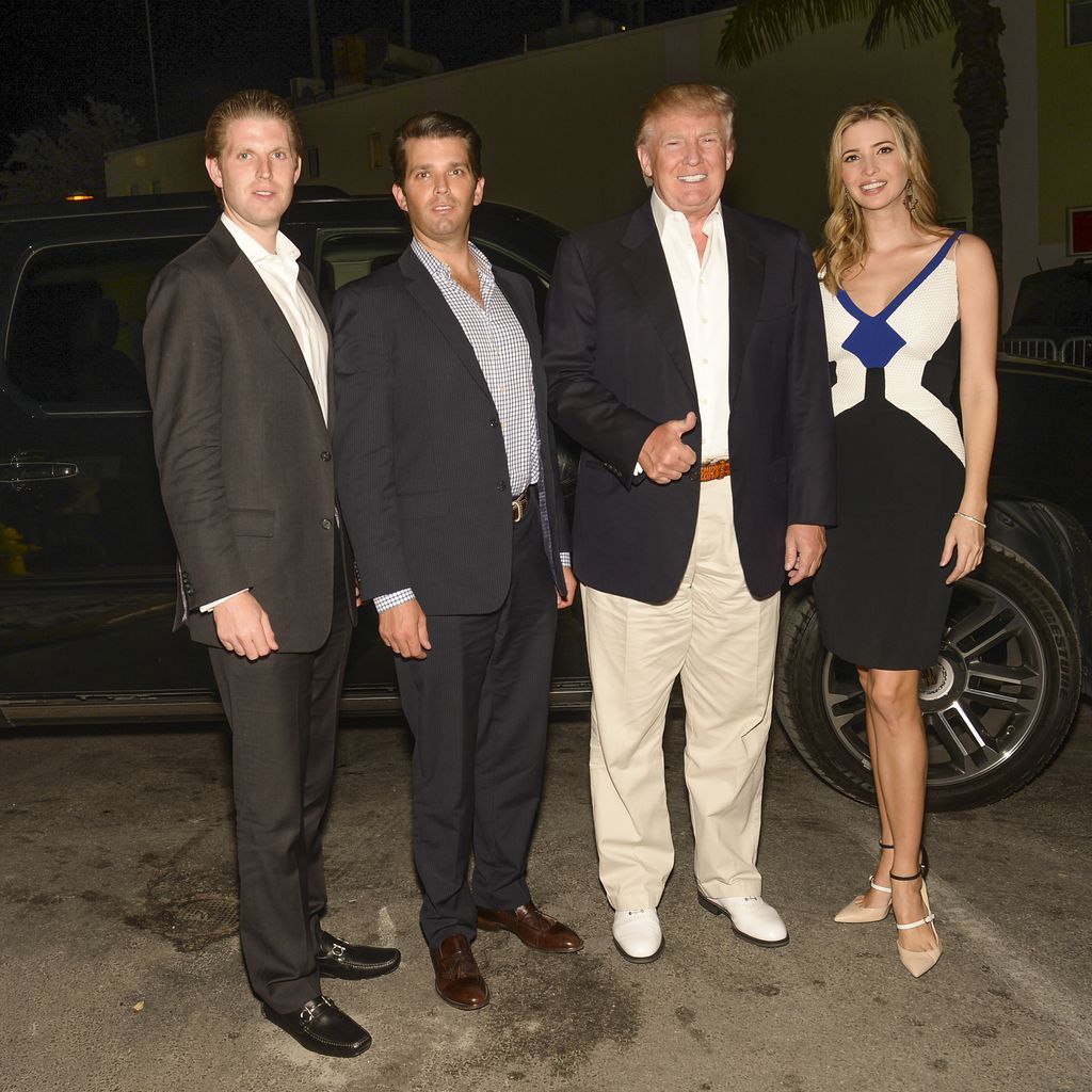 Donald Trump und seine Kinder Eric, Donald Jr. und Ivanka