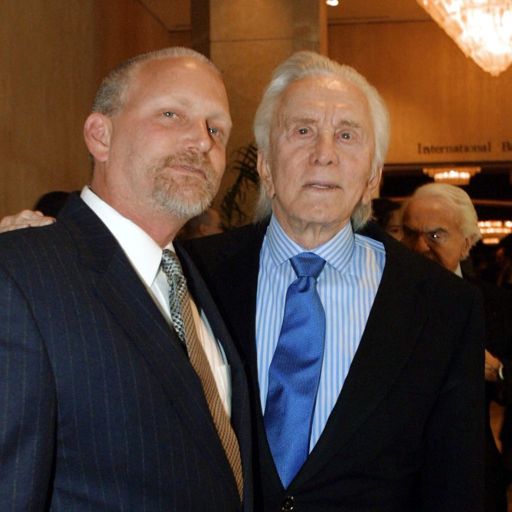 Eric Douglas und sein Vater Kirk Douglas, Schauspieler