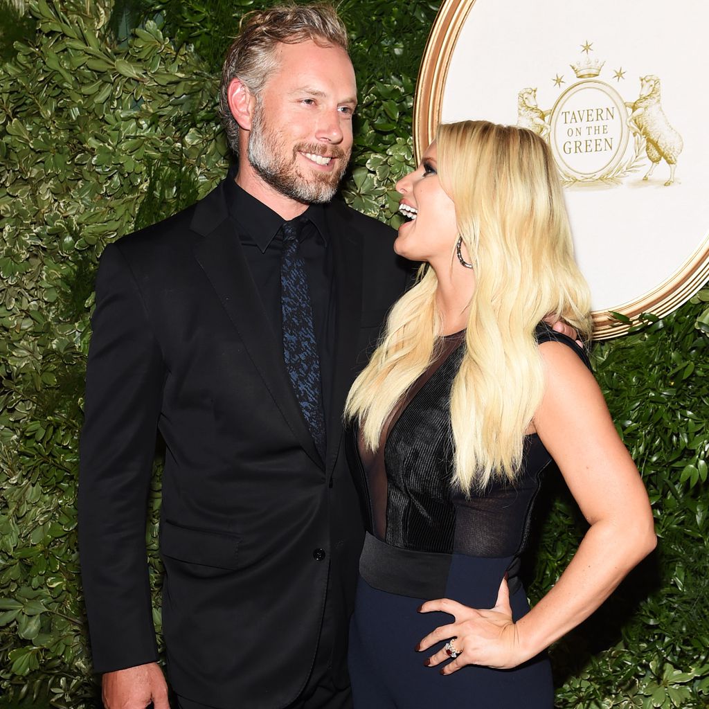 Eric Johnson und Jessica Simpson in New York