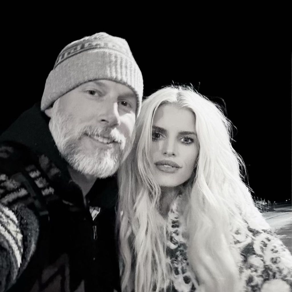 Eric Johnson und Jessica Simpson im Dezember 2022