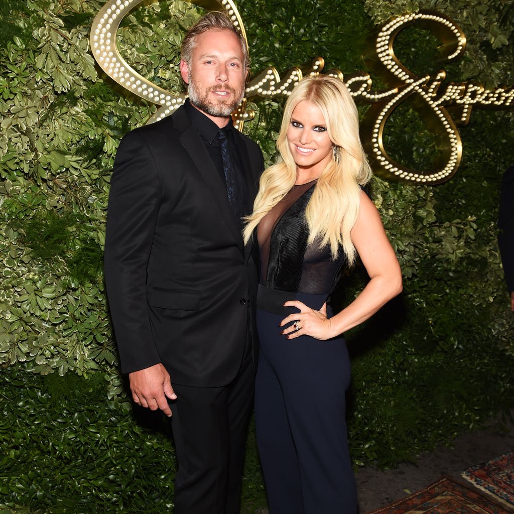 Eric Johnson und Jessica Simpson