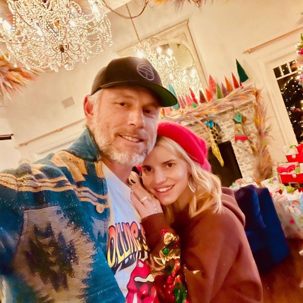 Eric Johnson und Jessica Simpson