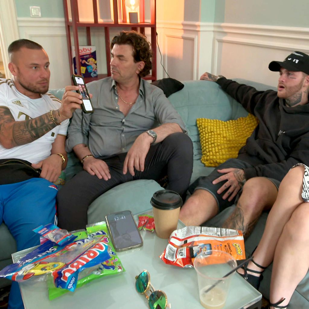 Eric Sindermann, Isi, Flocke und Arielle Rippegather bei "B:Real"