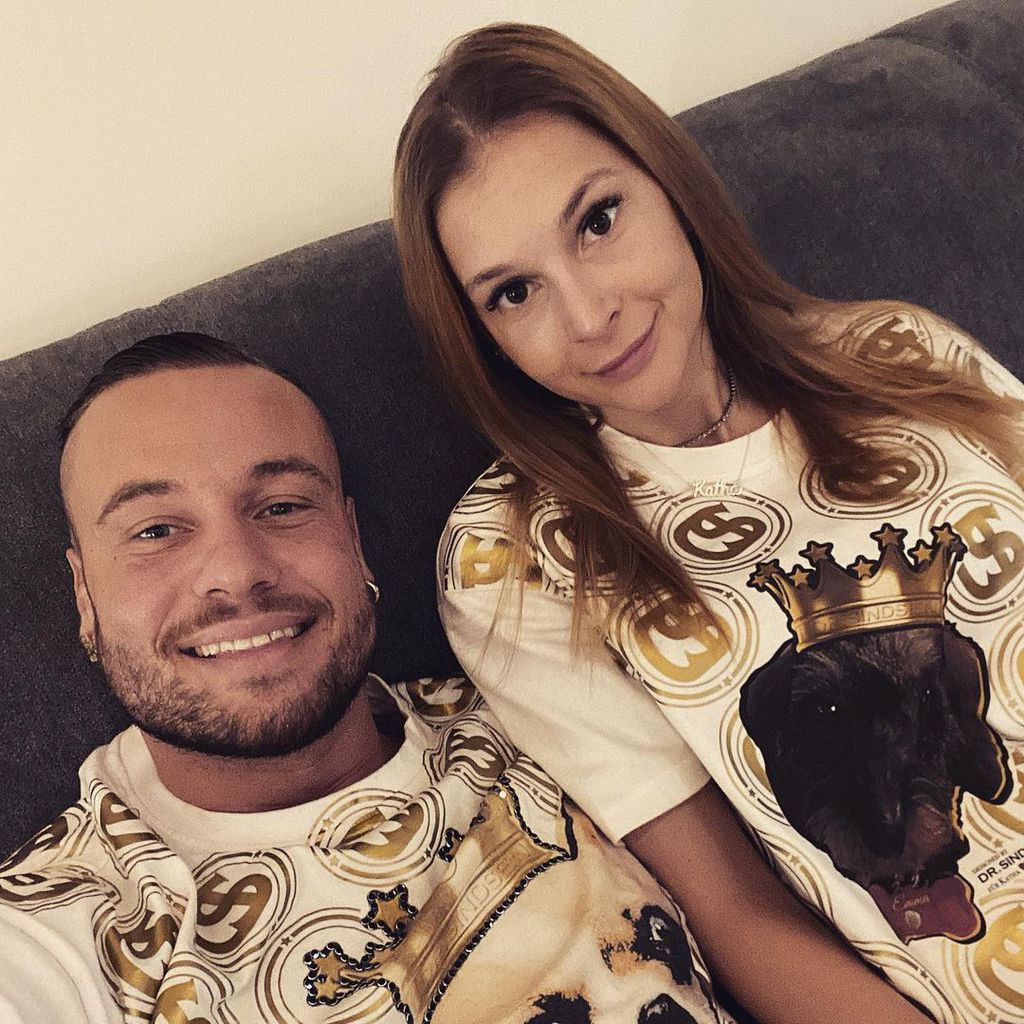 Eric Sindermann und seine Freundin Katharina Hambuechen im Dezember 2021