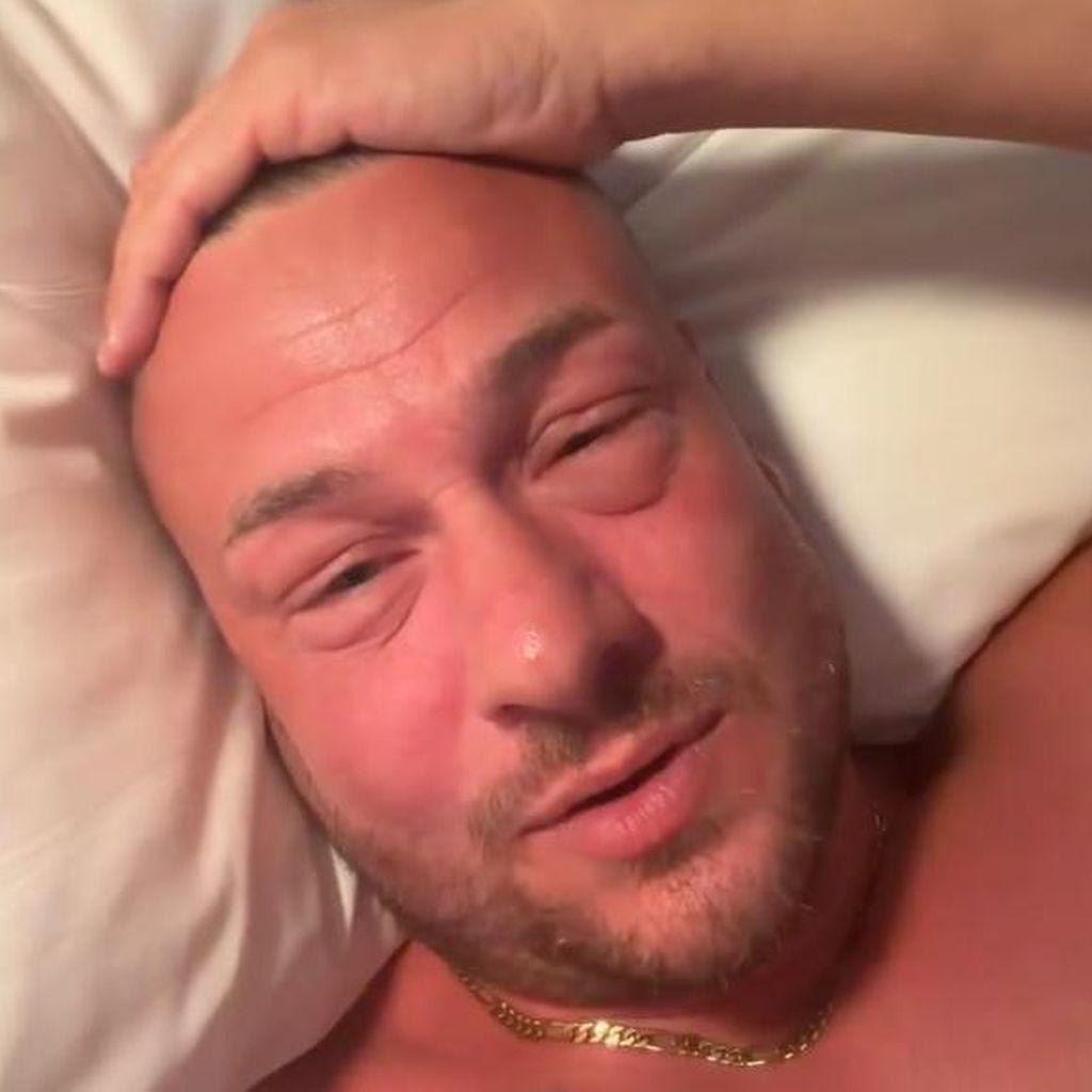 Eric Sindermann mit geschwollenem Gesicht, Juli 2026