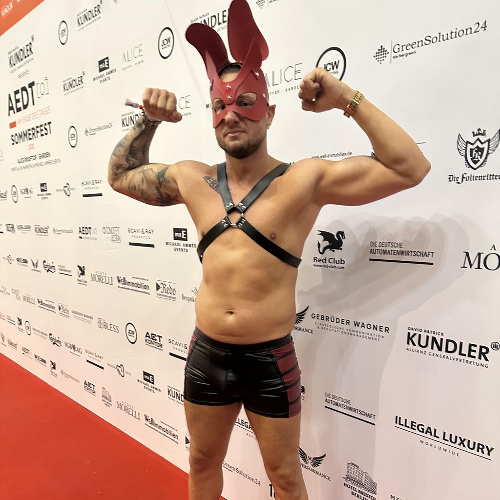 Eric Sindermann beim AEDT-Sommerfest im August 2023