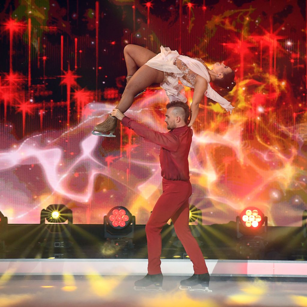 Eric Stehfest und Amani Fancy bei "Dancing on Ice" 2019