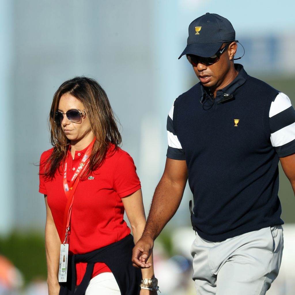 Erica Herman und Tiger Woods, September 2017