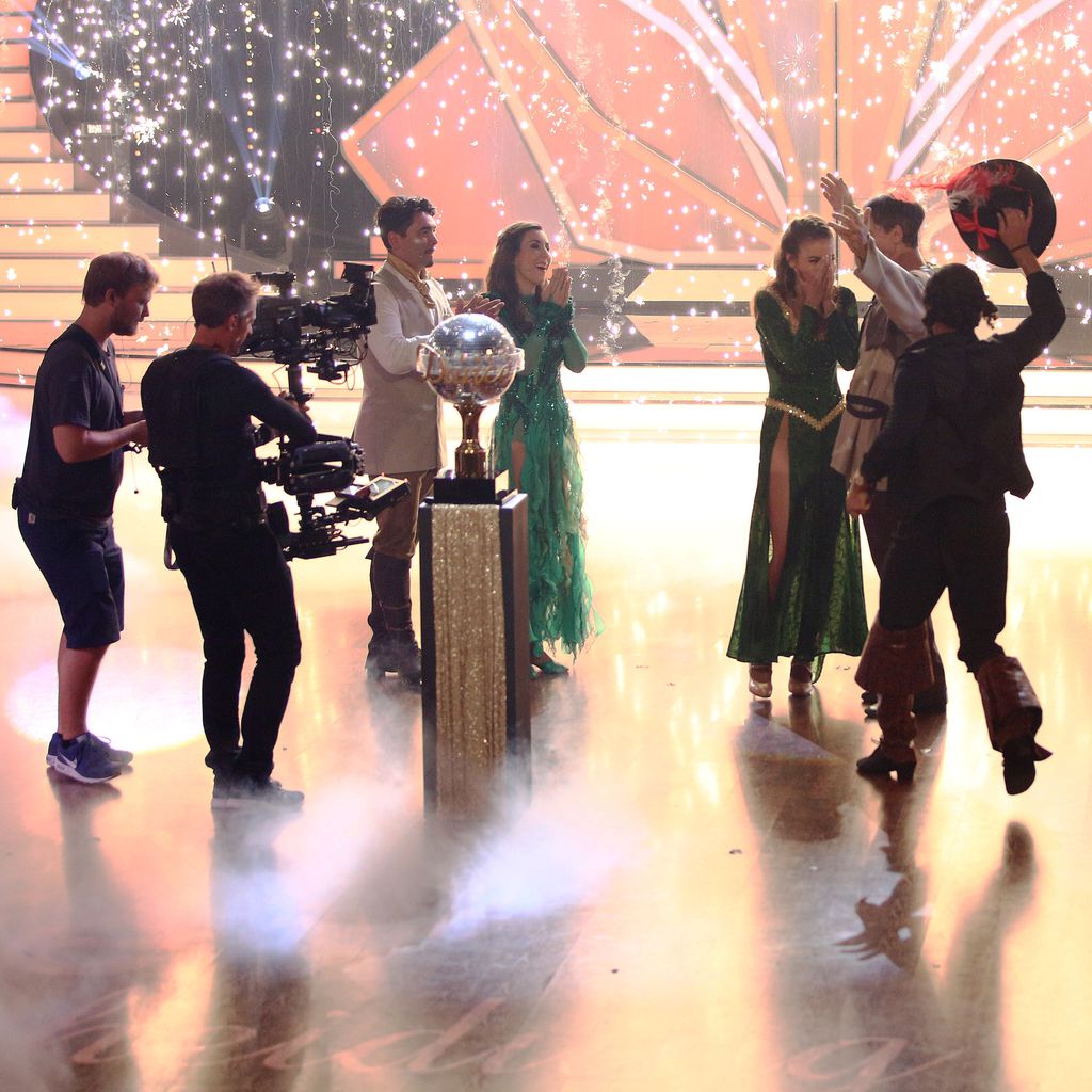 Erich Klann, Judith Williams, Ekaterina Leonova und Ingolf Lück im "Let's Dance"-Finale 2018