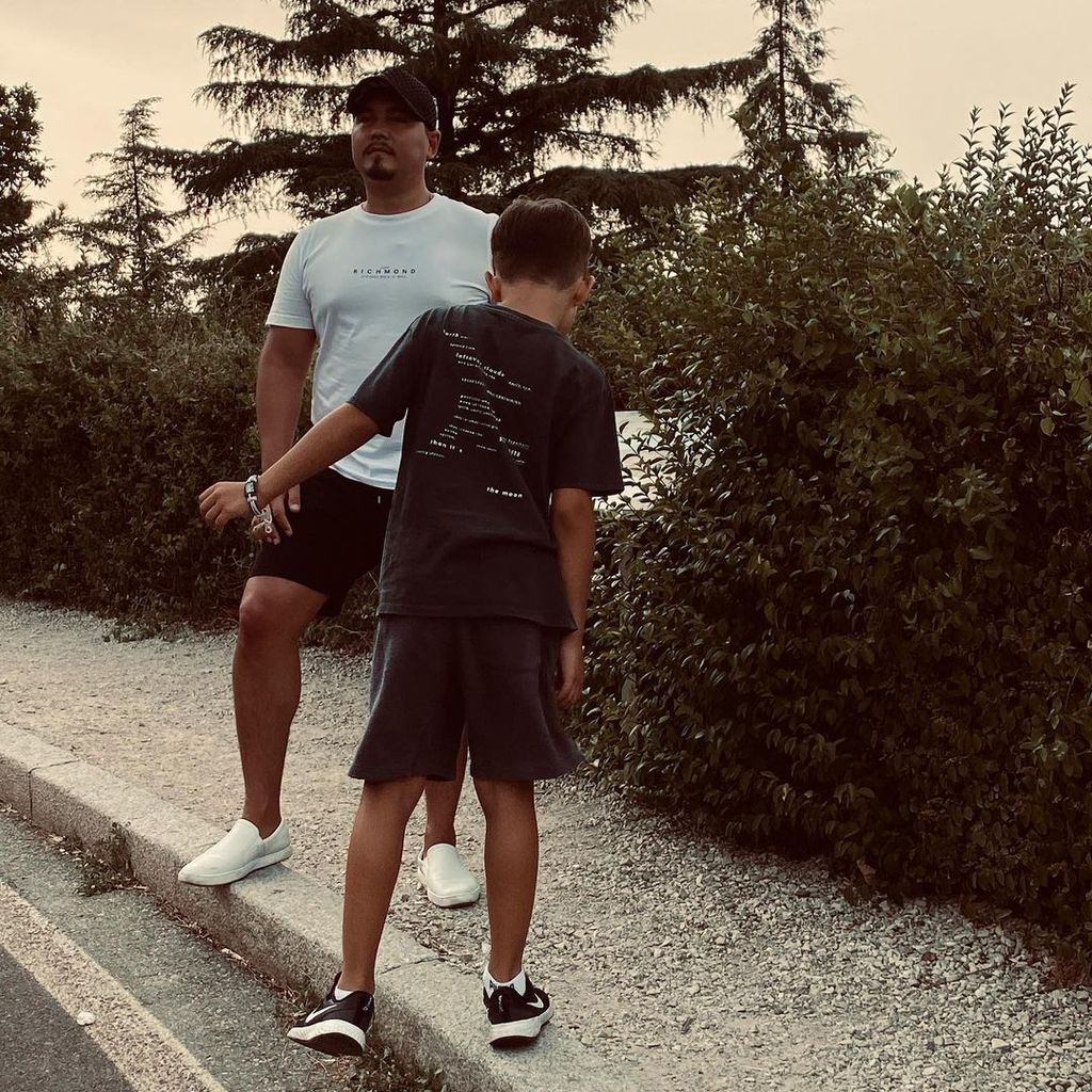 Erich Klann mit seinem Sohn Niki