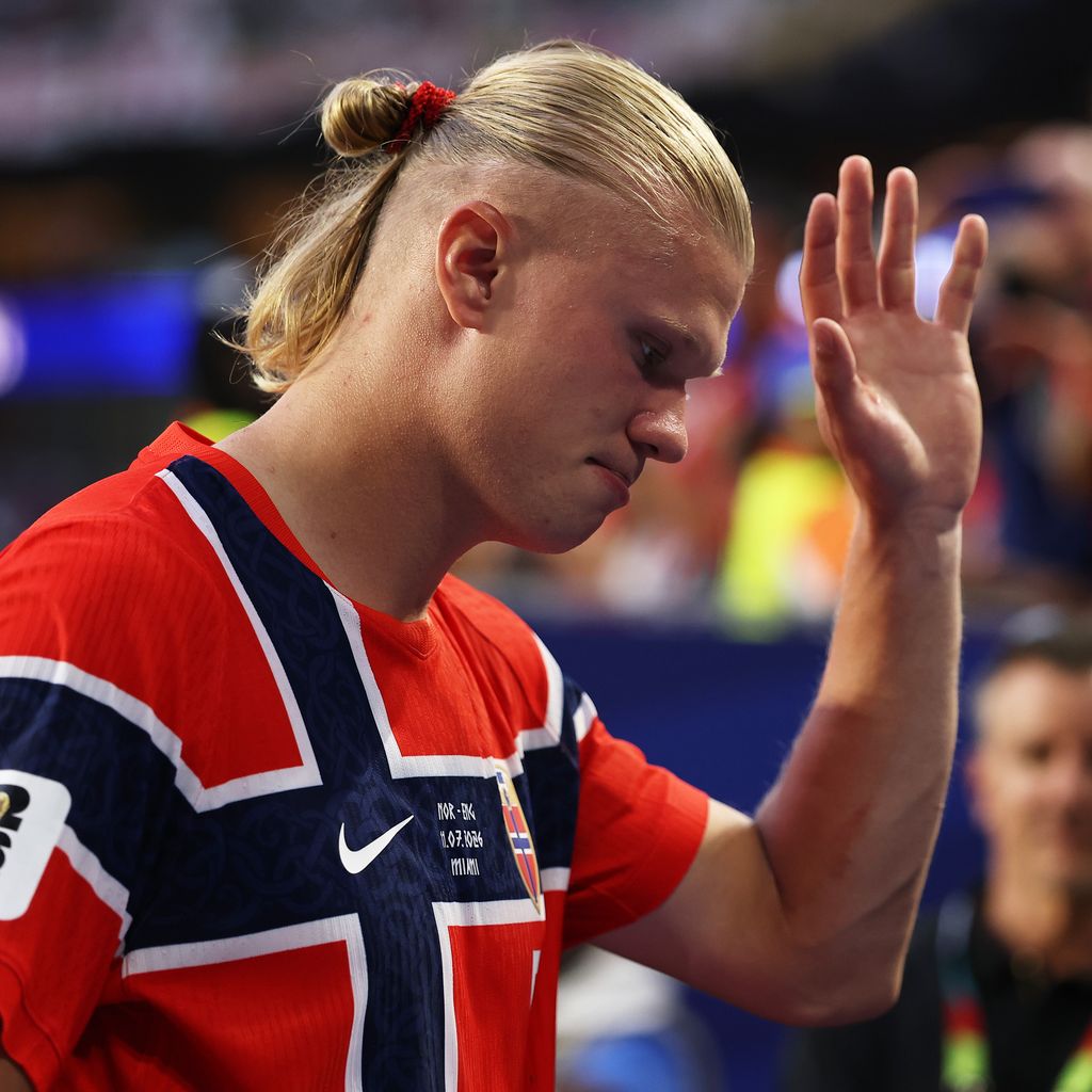 Erling Haaland nach Norwegens 1:2 gegen England im WM-Viertelfinale in Miami Gardens