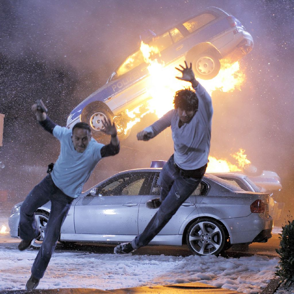 Semir (Erdogan Atalay) und Ben (Tom Beck) in "Alarm für Cobra 11"