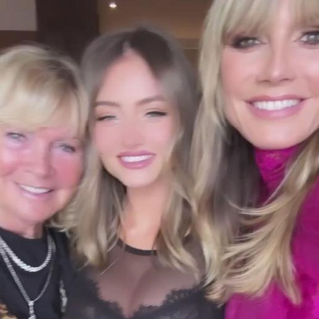Erna, Leni und Heidi Klum im Oktober 2023