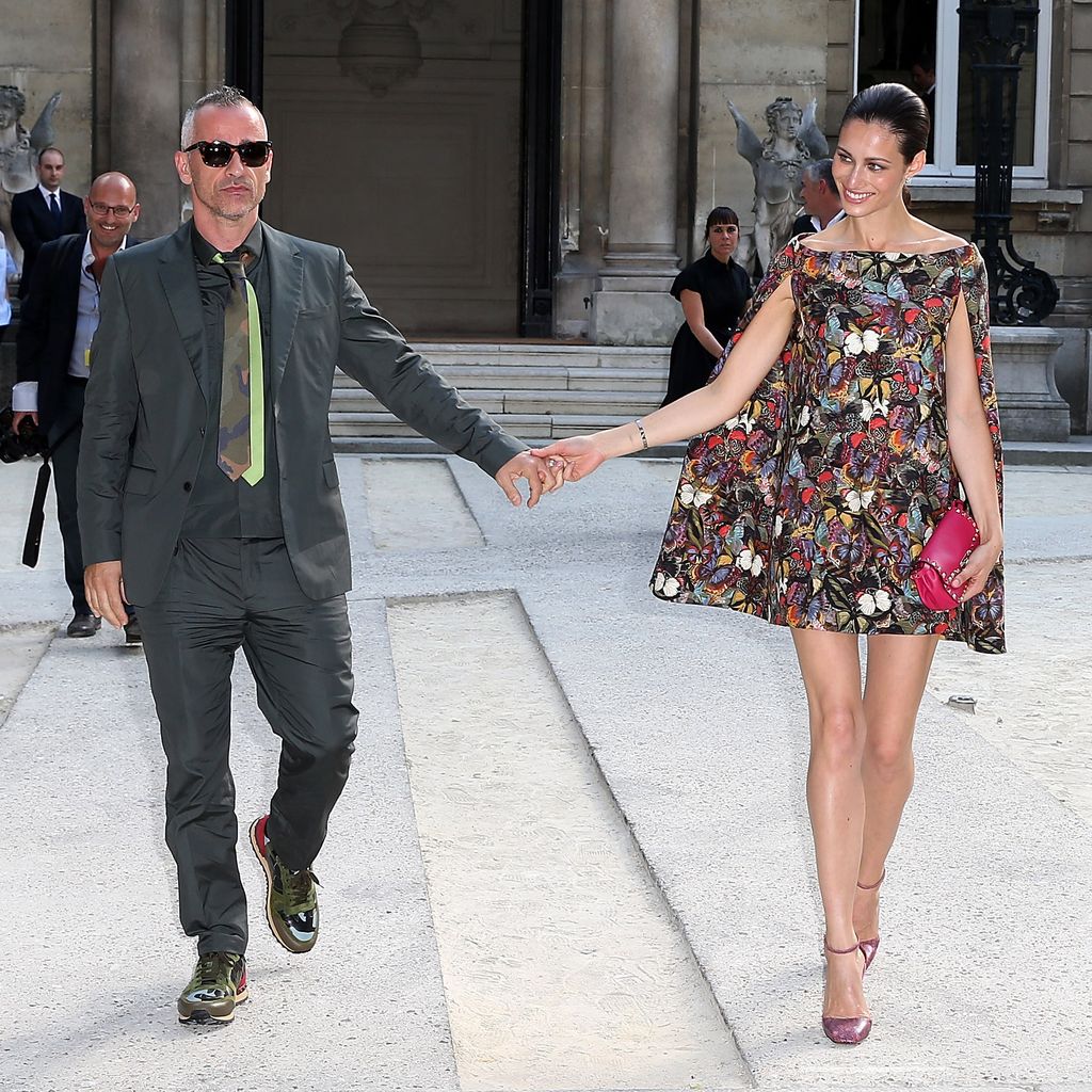 Eros Ramazzotti und Marica Pellegrinelli in Paris