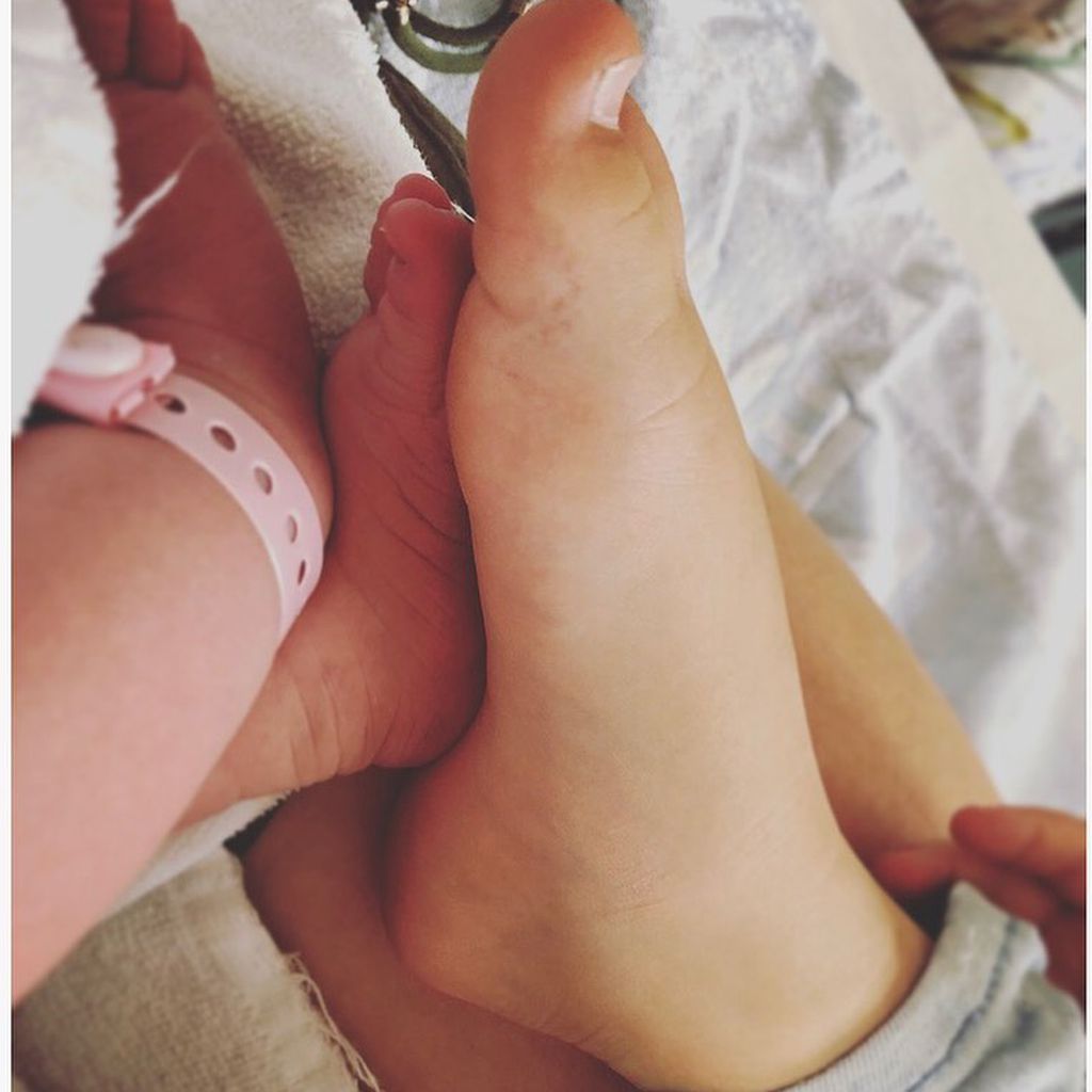 Erstes Bild von Angela Finger-Erbens Tochter Lilli
