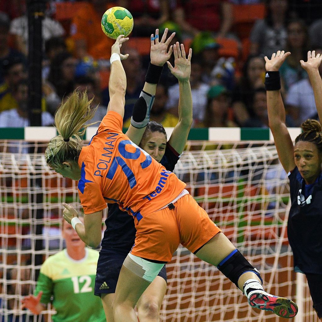 Estavana Polman beim Halbfinal-Spiel gegen Frankreich bei Olympia in Rio 2016