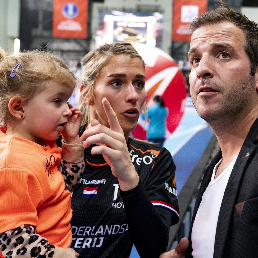 Estavana Polman und Rafael van der Vaart mit Tochter Jesslynn