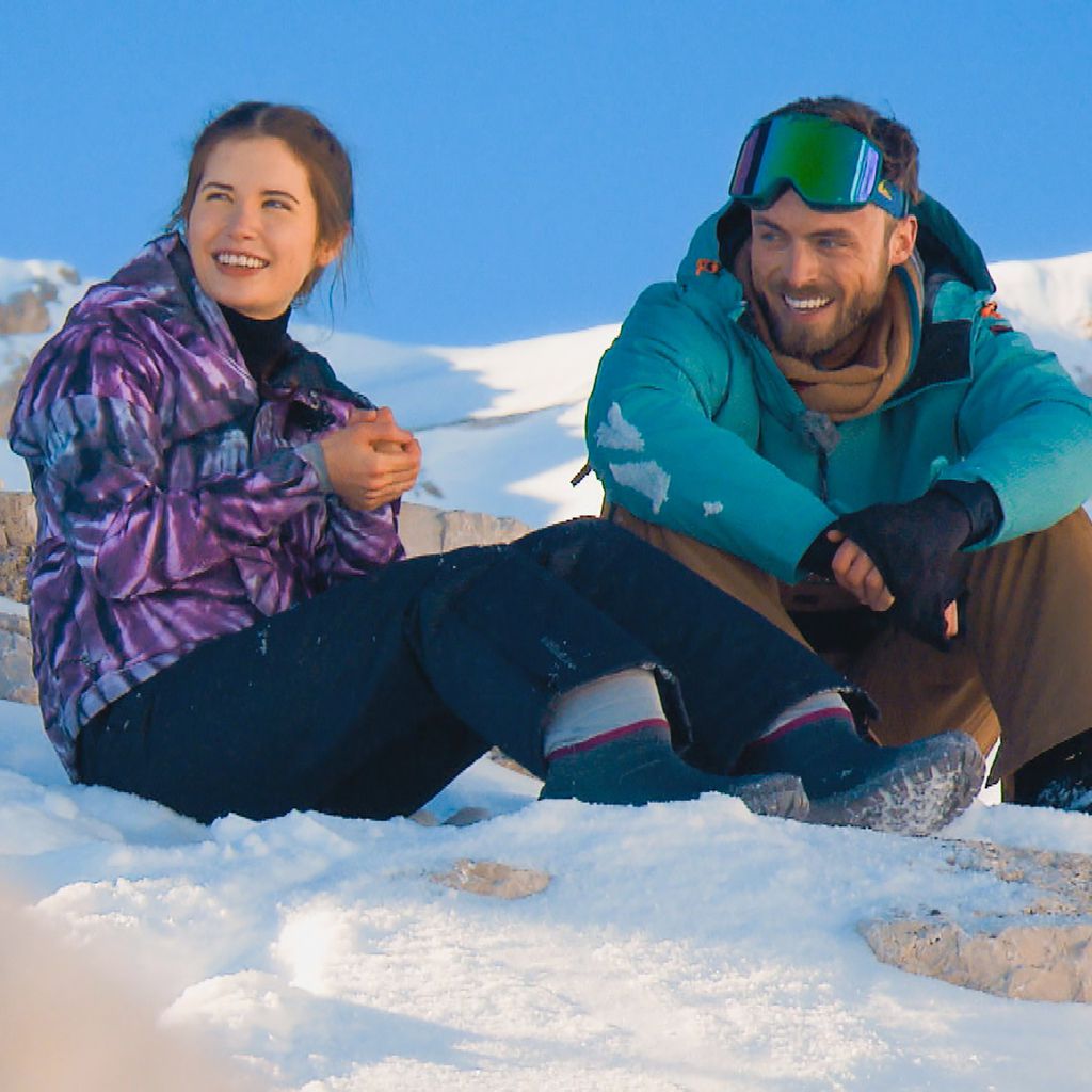 Esther Kobelt und Niko Griesert bei einem Bachelor-Date
