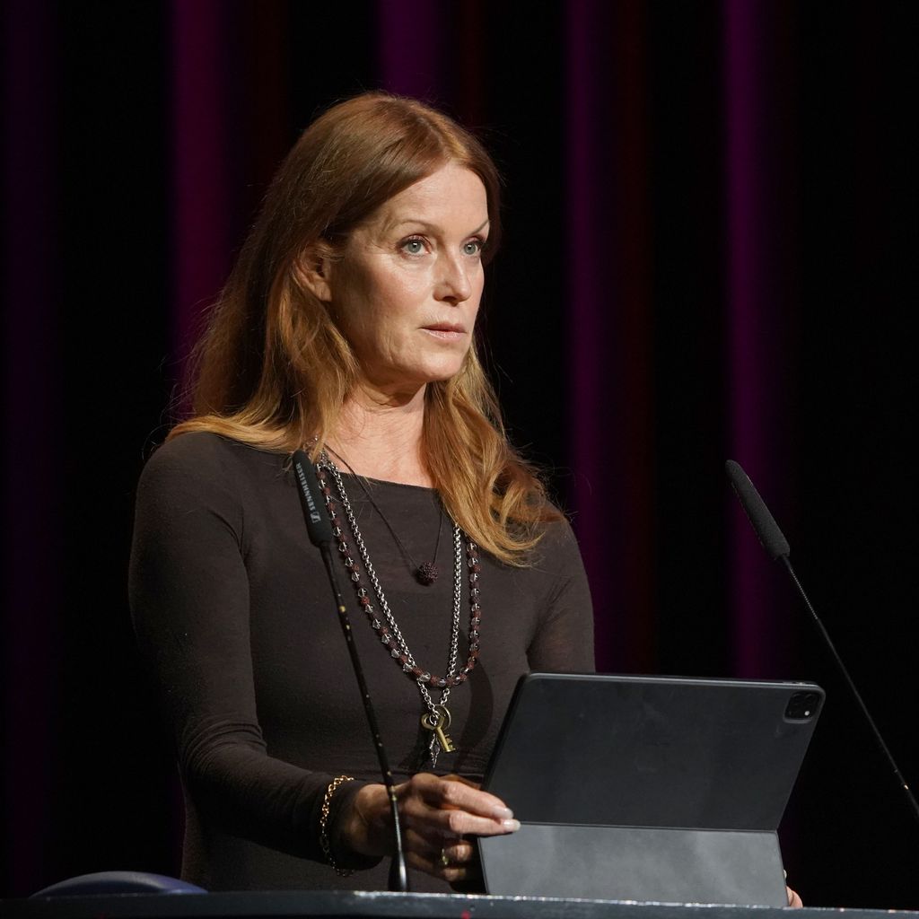 Esther Schweins im Februar 2024 in Berlin