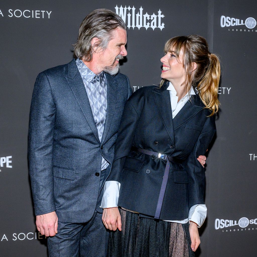 Ethan Hawke und Maya Hawke, 2024